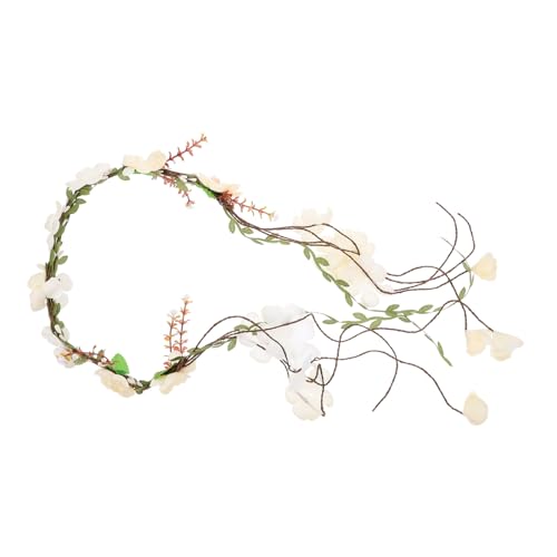 PLAFOPE Blumenkranz Haarschmuck mit Künstlichen Blüten und Blättern Stoffhaarband mit Blumen tassel Leicht und Bequem Geeignet für Damen Mädchen Teenager für Festival Party Hochzeit und PLAFOPE Blumenkranz Haarschmuck mit Künstlichen Blüten und Blättern Stoffhaarband mit Blumen tassel Leicht und Bequem Geeignet für Damen Mädchen Teenager für Festival Party Hochzeit und von PLAFOPE