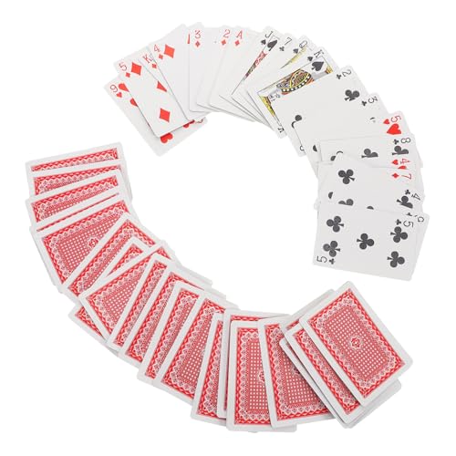 PLAFOPE Braille Spielkarten mit Großschrift für Sehbehinderte und sehbeeinträchtigte Erwachsene und Pokerkarten in Angenehmer zum Lernen und Vielseitiger Kartenspiele von PLAFOPE