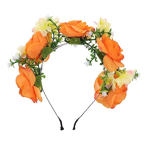 PLAFOPE Cloth Flower Hair Hoop mit Lebensechten Rosen Weiches Stoffmaterial Komfortabler Haarschmuck für Weihnachten Karneval Masquerade und Festliche Anlässe Geeignet für Damen PLAFOPE Cloth Flower Hair Hoop mit Lebensechten Rosen Weiches Stoffmaterial Komfortabler Haarschmuck für Weihnachten Karneval Masquerade und Festliche Anlässe Geeignet für Damen von PLAFOPE