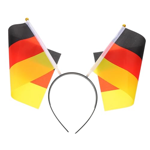 PLAFOPE Deutschland Flagge Haarreif Fan headwear Deutschland Party Fußball Kopfschmuck Verstellbarer Komfort für Fans von PLAFOPE