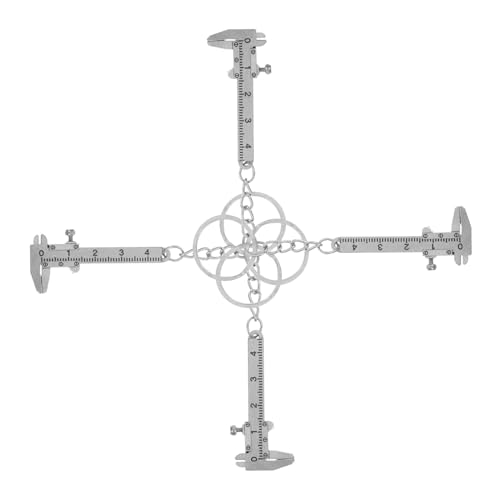 PLAFOPE Elegantes Miniatur-schlüsselanhänger- 4-teilig 3d-bewegliches Lineal Messschieber Für Kinder Und PLAFOPE Elegantes Miniatur-schlüsselanhänger- 4-teilig 3d-bewegliches Lineal Messschieber Für Kinder Und von PLAFOPE