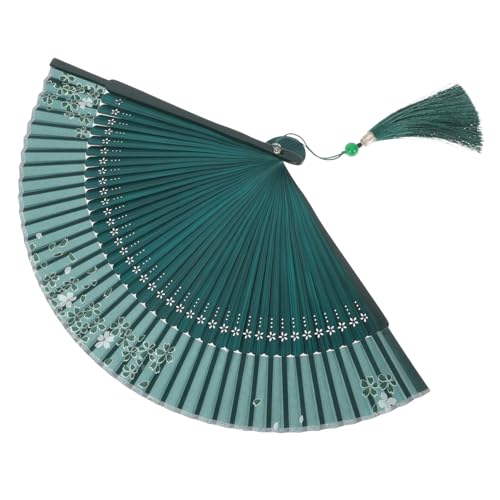 PLAFOPE Faltbarer Chinesischer Holz Handfächer mit Blumenmuster Vintage Design Dekorativer Faltbarer Handfächer für Sommer Tanz Hochzeit Fotografie Praktischer und Langlebiger Fächer PLAFOPE Faltbarer Chinesischer Holz Handfächer mit Blumenmuster Vintage Design Dekorativer Faltbarer Handfächer für Sommer Tanz Hochzeit Fotografie Praktischer und Langlebiger Fächer von PLAFOPE