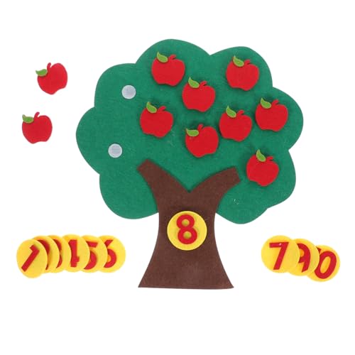 PLAFOPE Filz Lernspielzeug Mathematisches Zählspielzeug für Pädagogisches Nicht Gewebtes Zahlen-Matching Rechnen und Hand-Auge-koordination PLAFOPE Filz Lernspielzeug Mathematisches Zählspielzeug für Pädagogisches Nicht Gewebtes Zahlen-Matching Rechnen und Hand-Auge-koordination von PLAFOPE
