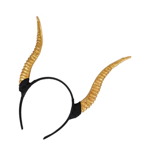 PLAFOPE Halloween Stirnband Teufelshörner Haarreif Party Kopfschmuck Damen Cosplay Horn Headband für Fasching Karneval Fest Dekoration Kreativ Bequem Langlebig von PLAFOPE