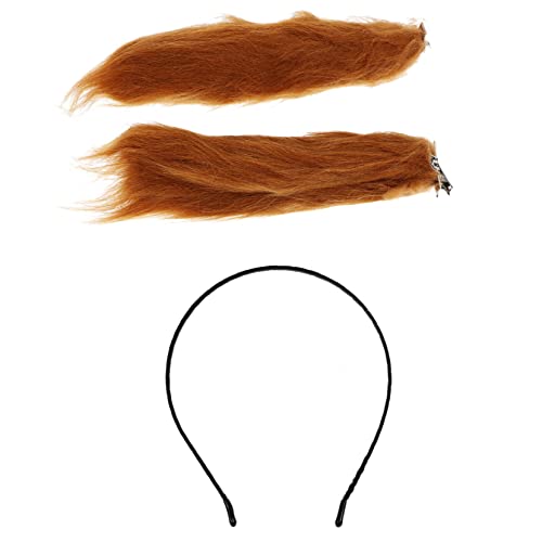 PLAFOPE Handgefertigtes Kaninchenohr Stirnband für Bequeme Haardekoration für Kostümpartys Halloween Weihnachten und Tier Themenfeiern Passend zu Jedem Outfit Braunem PLAFOPE Handgefertigtes Kaninchenohr Stirnband für Bequeme Haardekoration für Kostümpartys Halloween Weihnachten und Tier Themenfeiern Passend zu Jedem Outfit Braunem von PLAFOPE