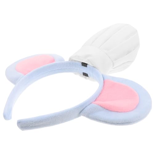 PLAFOPE Köstlicher Koch Mäuseohren Haarreif Superweiches Hellblaues Stirnband Niedlicher Cosplay Kopfschmuck für Erwachsene Halloween Party Vielseitiges Kostüm Accessoire für Karneval und PLAFOPE Köstlicher Koch Mäuseohren Haarreif Superweiches Hellblaues Stirnband Niedlicher Cosplay Kopfschmuck für Erwachsene Halloween Party Vielseitiges Kostüm Accessoire für Karneval und von PLAFOPE