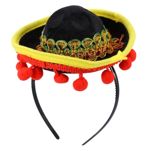 PLAFOPE Leichtes Mexico Haarreif Stirnband Karneval Party Haarreifen Mexikanische Kopfbedeckung Fasching Kostüm Zubehör für Erwachsene PLAFOPE Leichtes Mexico Haarreif Stirnband Karneval Party Haarreifen Mexikanische Kopfbedeckung Fasching Kostüm Zubehör für Erwachsene von PLAFOPE