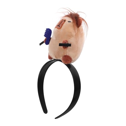 PLAFOPE Lustiges Capybara Stirnband Cartoon Ohren Haarreif Leichtes Party Kostüm Bühnenauftritt Accessoire für Erwachsene und Jugendliche für Fotos und Festliche Anlässe PLAFOPE Lustiges Capybara Stirnband Cartoon Ohren Haarreif Leichtes Party Kostüm Bühnenauftritt Accessoire für Erwachsene und Jugendliche für Fotos und Festliche Anlässe von PLAFOPE