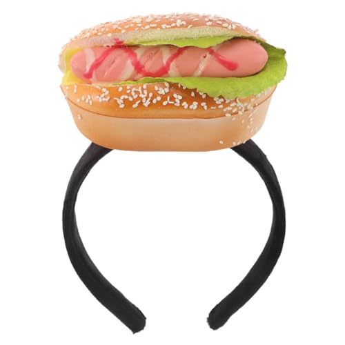 PLAFOPE Lustiges Hamburger Haarreif Foodinspired Design Realistische Burger Haarband Festival Party Accessoire für Erwachsene PLAFOPE Lustiges Hamburger Haarreif Foodinspired Design Realistische Burger Haarband Festival Party Accessoire für Erwachsene von PLAFOPE