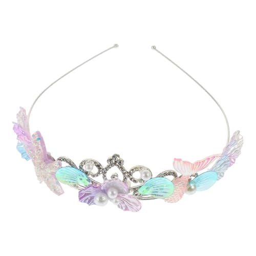 PLAFOPE Meerjungfrau Kopfschmuck Muschel Haarband mit Glitzernder Schwanzflosse für Damen Mädchen Langlebiges Cosplay Haarschmuck für Halloween Karneval Party Fest PLAFOPE Meerjungfrau Kopfschmuck Muschel Haarband mit Glitzernder Schwanzflosse für Damen Mädchen Langlebiges Cosplay Haarschmuck für Halloween Karneval Party Fest von PLAFOPE