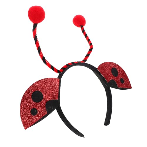 PLAFOPE Niedlicher Marienkäfer Haarreif Damen Kostüm Haar Accessoire für Party Fotoshooting Vielseitiger Kopfschmuck Verspieltes Insekten Design Festliche Kopfbedeckung PLAFOPE Niedlicher Marienkäfer Haarreif Damen Kostüm Haar Accessoire für Party Fotoshooting Vielseitiger Kopfschmuck Verspieltes Insekten Design Festliche Kopfbedeckung von PLAFOPE