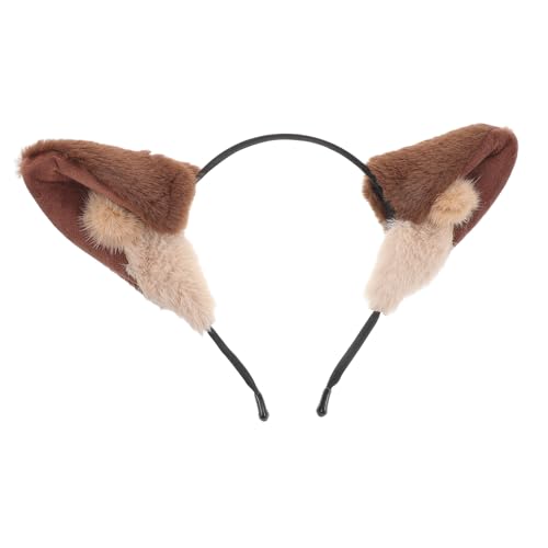 PLAFOPE Plüsch Wolf Ohr Stirnband Weiches Bequemes Kopfband für Halloween Tierkostüm Kuscheliges Druckfreies Accessoire für Damen Cosplay und Foto Requisiten PLAFOPE Plüsch Wolf Ohr Stirnband Weiches Bequemes Kopfband für Halloween Tierkostüm Kuscheliges Druckfreies Accessoire für Damen Cosplay und Foto Requisiten von PLAFOPE
