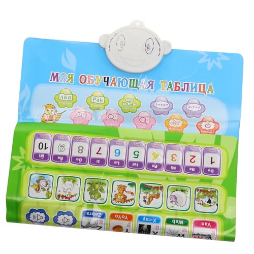 PLAFOPE Russisches Alphabet Poster mit Soundfunktion Beidseitige Wandtafel für Zweisprachig Russisch Englisch Farbenfrohes Lernspielzeug für Vorschule und Kindergarten Langlebig und PLAFOPE Russisches Alphabet Poster mit Soundfunktion Beidseitige Wandtafel für Zweisprachig Russisch Englisch Farbenfrohes Lernspielzeug für Vorschule und Kindergarten Langlebig und von PLAFOPE