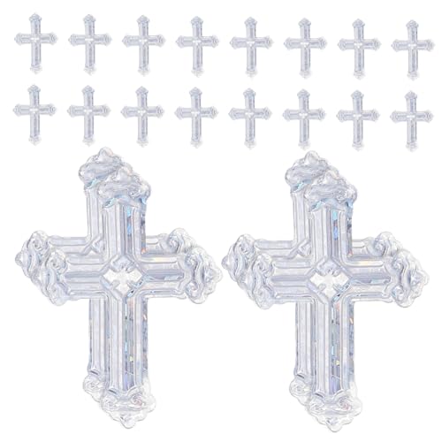 PLAFOPE Silberfarbene Kreuz-konfetti aus Langlebigem Kunststoff Glänzende Streudeko für Religiöse Feiern Taufe Kommunion Shower und Hochzeiten Einfach zu Streuen Reinigen PLAFOPE Silberfarbene Kreuz-konfetti aus Langlebigem Kunststoff Glänzende Streudeko für Religiöse Feiern Taufe Kommunion Shower und Hochzeiten Einfach zu Streuen Reinigen von PLAFOPE