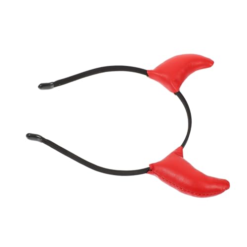 PLAFOPE Teufelshörner Haarreif aus Umweltfreundlichem Halloween Kostüm Zubehör Leichtes Stirnband für Damen für Fasching Karneval und Cosplay Party von PLAFOPE