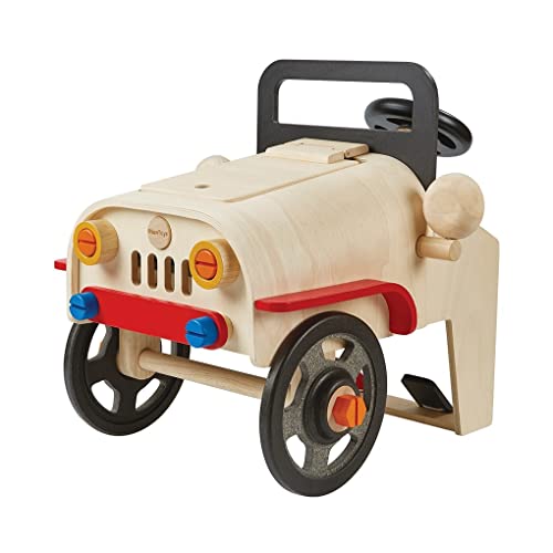 Plan Toys Automechaniker Auto Bauen Holzspielzeug 3492 von PlanToys