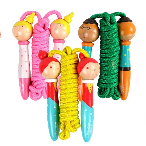 PLANÈTE BOIS 030141 PLANÈTE BOIS-Springseil-FSC-030141-1 Stück-Zufälliges Modell-Holz-Kinderspiel-Freizeit-Zum Sammeln-13,5 cm x 4 cm-Ab 3 Jahren, Mehrfarbig PLANÈTE BOIS 030141 PLANÈTE BOIS-Springseil-FSC-030141-1 Stück-Zufälliges Modell-Holz-Kinderspiel-Freizeit-Zum Sammeln-13,5 cm x 4 cm-Ab 3 Jahren, Mehrfarbig von PLANÈTE BOIS
