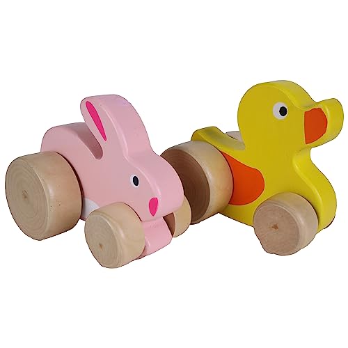 PLANÈTE BOIS 030187 Tier auf Rädern-FSC-030187-1 Stück-Zufallsmodell-Holz-FSC-Kinderspiel-Freizeit-Ostern-10 cm x 8 cm-Ab 12 Monaten PLANÈTE BOIS 030187 Tier auf Rädern-FSC-030187-1 Stück-Zufallsmodell-Holz-FSC-Kinderspiel-Freizeit-Ostern-10 cm x 8 cm-Ab 12 Monaten von PLANÈTE BOIS