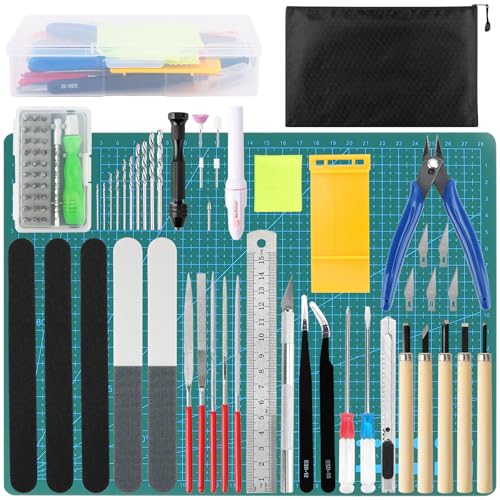 82 Stück Gundam Modeler Grundwerkzeuge, Modellbau Werkzeug Set, Hobby Bauwerkzeug Set, DIY Bastelwerkzeug Modellierungswerkzeug, für Gundam Auto Modellbau Reparieren und Befestigen 82 Stück Gundam Modeler Grundwerkzeuge, Modellbau Werkzeug Set, Hobby Bauwerkzeug Set, DIY Bastelwerkzeug Modellierungswerkzeug, für Gundam Auto Modellbau Reparieren und Befestigen von PLAPOT