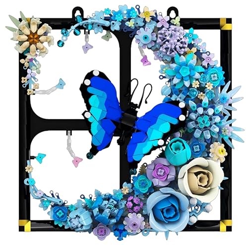 PLAXSOON Mond Blumen Bausteine mit Light, Blumen Bauspielzeug mit Mondschmetterlings-Fotorahmen, Blumen-Rosenpflanze als Wohnaccessoire für Valentinstags für Erwachsene Frauen Jungen Mädchen 8+ PLAXSOON Mond Blumen Bausteine mit Light, Blumen Bauspielzeug mit Mondschmetterlings-Fotorahmen, Blumen-Rosenpflanze als Wohnaccessoire für Valentinstags für Erwachsene Frauen Jungen Mädchen 8+ von PLAXSOON
