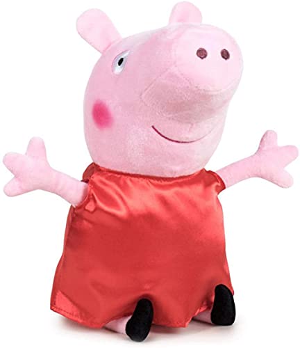 Play by Play Pig Plüschtiere Wutz und George 20 cm Super Soft Qualität Pack 2 peluches 20cm von Peppa Pig