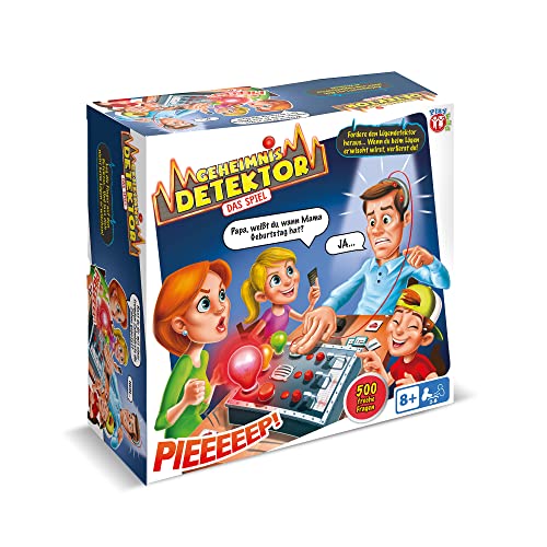 PLAY FUN BY IMC TOYS Geheimnis Detektor | Wahrheit oder Lüge Spiel, lustiges Familien-Brettspiel für Jungen und Mädchen ab 8 Jahren (Deutsche Sprache) von PLAY FUN BY IMC TOYS