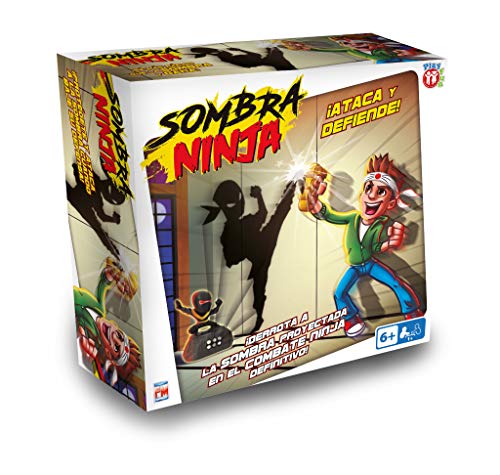 PLAY FUN BY IMC TOYS Schatten Ninja - Sehr unterhaltsames Geschicklichkeitsspiel für Kinder ab 6 Jahren - Kampf mit Ninja Lidschatten von PLAY FUN BY IMC TOYS