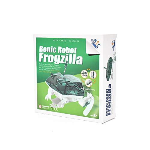 PLAYSTEM Bionischer Roboter Frogzilla - Young Minds Robotics & Insect DIY-Bausatz zum Aufziehen von Spielzeug für 8-jährige Geschenk für Toy Science Engineering PLAYSTEM Bionischer Roboter Frogzilla - Young Minds Robotics & Insect DIY-Bausatz zum Aufziehen von Spielzeug für 8-jährige Geschenk für Toy Science Engineering von PLAY STEAM