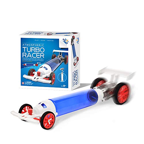 PLAYSTEM Turbo Racer Car Kit - Bauen Sie einen Rennwagen mit Luftdruck zusammen - Engineering Stem Toys - Lerngeschenk für Kinder und Jugendliche, Jungen und Mädchen von PLAY STEAM