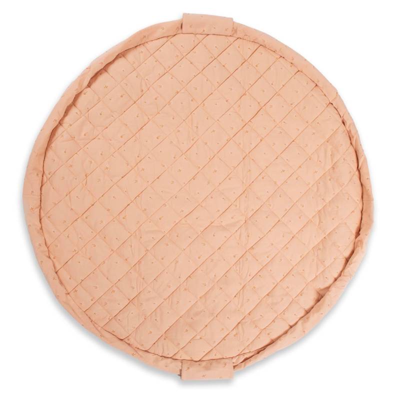 play&go® 2-in-1-Aufbewahrungstasche und Spielmatte Fleuri pink ⌀120 cm von play & go