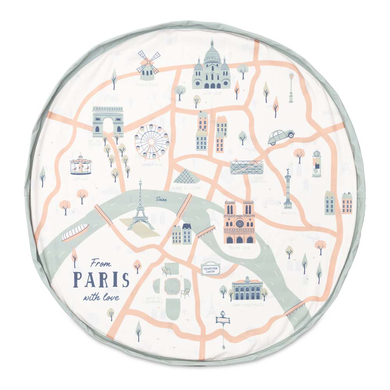 play&go® Spielmatte 2-in-1 Paris map ⌀ 140 cm von PLAY & GO
