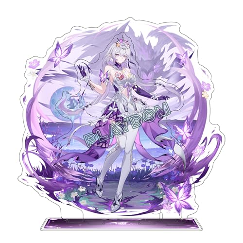 PLAYDOM Honkai Star Rail Trailblazer Stelle/Caelus Castorice Sunday Herta Acryl Stand Figur Stand Charakter Dekorationen (Castorice) von PLAYDOM