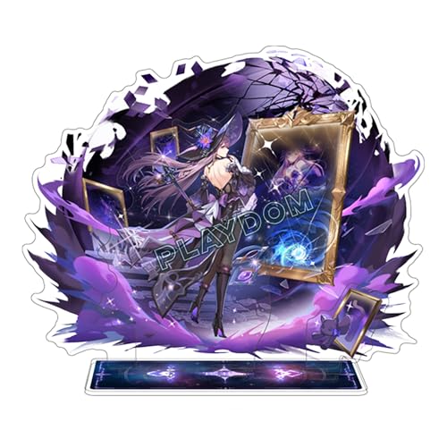 PLAYDOM Honkai Star Rail Trailblazer Stelle/Caelus Castorice Sunday Herta Acryl Stand Figur Stand Charakter Dekorationen (Herta2) von PLAYDOM
