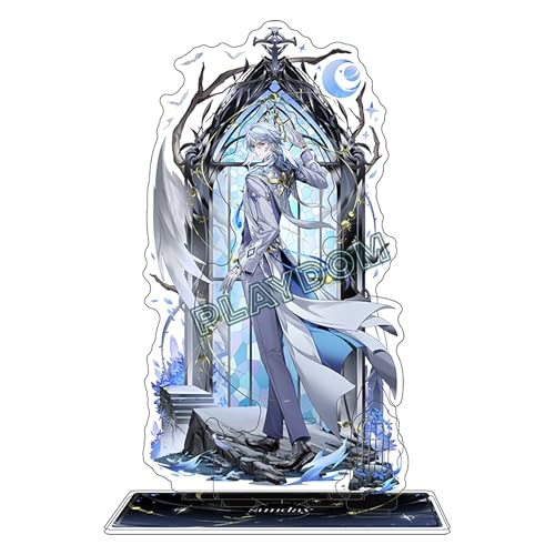 PLAYDOM Honkai Star Rail Trailblazer Stelle/Caelus Castorice Sunday Herta Acryl Stand Figur Stand Charakter Dekorationen (Sunday) von PLAYDOM