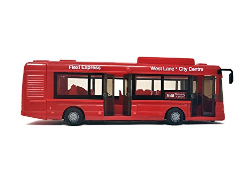 PLAYJOCS GT-6251 Stadtbus/Linienbus, 30cm - Plastic Miniaturmodell Modellauto (4998) von PLAYJOCS