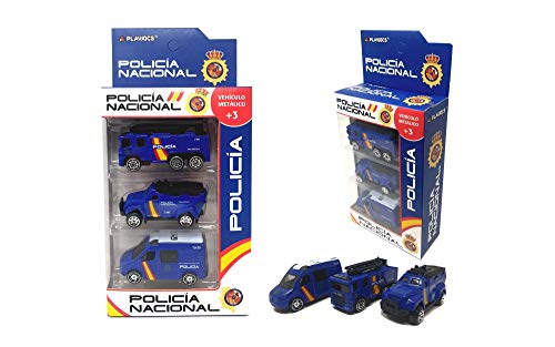 PLAYJOCS GT-8042 Fahrzeug-Set Nationalpolizei, Metallfahrzeuge, ideales Spielzeug für Kinder und Sammler. PLAYJOCS GT-8042 Fahrzeug-Set Nationalpolizei, Metallfahrzeuge, ideales Spielzeug für Kinder und Sammler. von PLAYJOCS