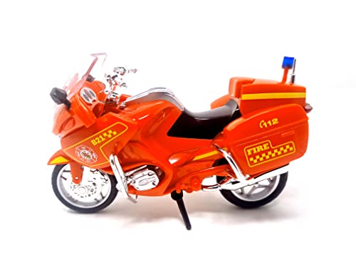 PLAYJOCS GT-8099 Feuerwehrmotorrad aus Kunststoff mit Metallteilen, ideales Spielzeug für Kinder und Sammler. PLAYJOCS GT-8099 Feuerwehrmotorrad aus Kunststoff mit Metallteilen, ideales Spielzeug für Kinder und Sammler. von PLAYJOCS