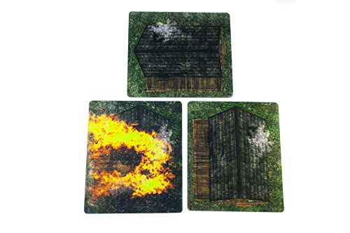 PLAYMATS 2D-Gelände - Häuser für Warmachine & Hordes, Warhammer 9th Age und andere Miniaturspiele und RPG von PLAYMATS