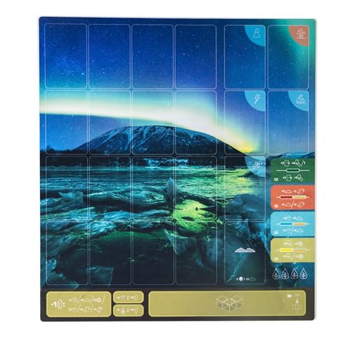 Nordlichter - Gummimatte kompatibel mit Earth: Abundance – Spielermatte – 38 x 42 cm Nordlichter - Gummimatte kompatibel mit Earth: Abundance – Spielermatte – 38 x 42 cm von PLAYMATS