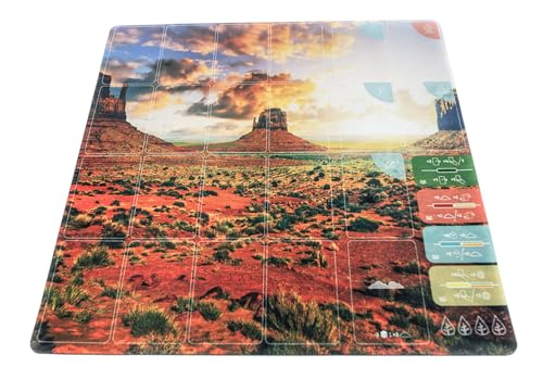 Erde - Spielbrett 38x38cm - Gummimatte für Brettspiel - Wüste Erde - Spielbrett 38x38cm - Gummimatte für Brettspiel - Wüste von PLAYMATS