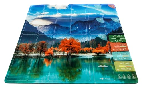 PLAYMATS P055 Erde Brettspielmatte, See, 15 cm x 15 cm von PLAYMATS