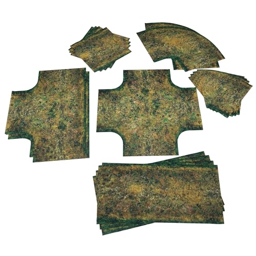 Schlammige Straßen - Anti-Rutsch-Gewebe 2D Road Set (Breite 16,2 cm / 6,3") von PLAYMATS