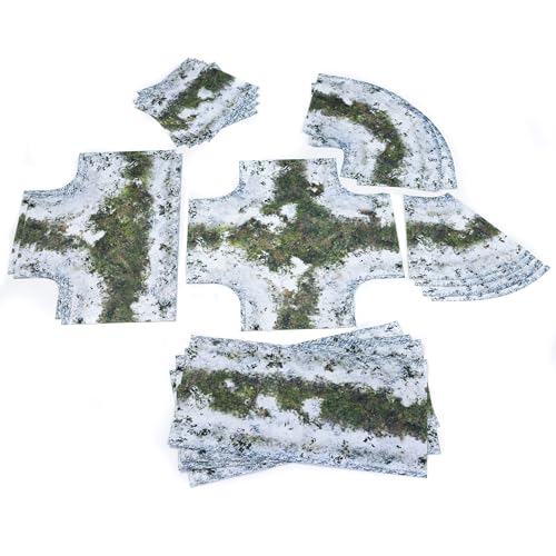 Schlammige Straßen im Winter - Anti-Rutsch-Gewebe 2D Road Set (Breite 16,2 cm / 6,3") Schlammige Straßen im Winter - Anti-Rutsch-Gewebe 2D Road Set (Breite 16,2 cm / 6,3") von PLAYMATS