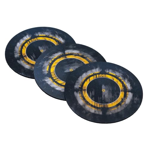 Gummi-Objektivmarker-Set für Warhammer: Kill Team - 91mm - Target Aquired von PLAYMATS