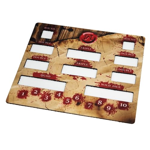 Spielertafelmatte für Warcry 16,5cm x 17cm / 6,5" x 6,7" von PLAYMATS