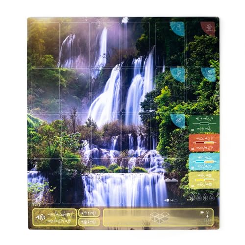 Wasserfall - Gummimatte kompatibel mit Earth: Abundance – Spielermatte – 38 x 42 cm Wasserfall - Gummimatte kompatibel mit Earth: Abundance – Spielermatte – 38 x 42 cm von PLAYMATS