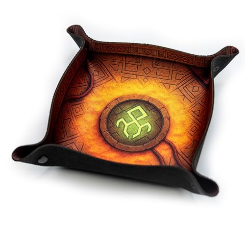 Würfeltablett für Brettspiele und RPG - Antike Maschinerie 22 x 22 cm von PLAYMATS