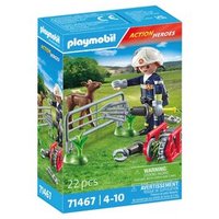 PLAYMOBIL 71467 Feuerwehr-Tierrettung von PLAYMOBIL® ACTION HEROES