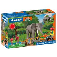 PLAYMOBIL 72068 Elefant mit Tierpfleger von PLAYMOBIL® ANIMAL & FRIENDS