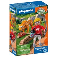 PLAYMOBIL 72089 Zoo: Tiger und Besucher von PLAYMOBIL® ANIMAL & FRIENDS